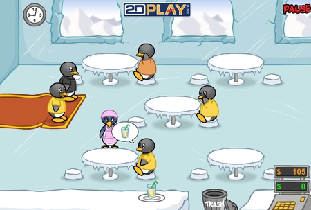 Penguin Diner - Jogue Penguin Diner online em